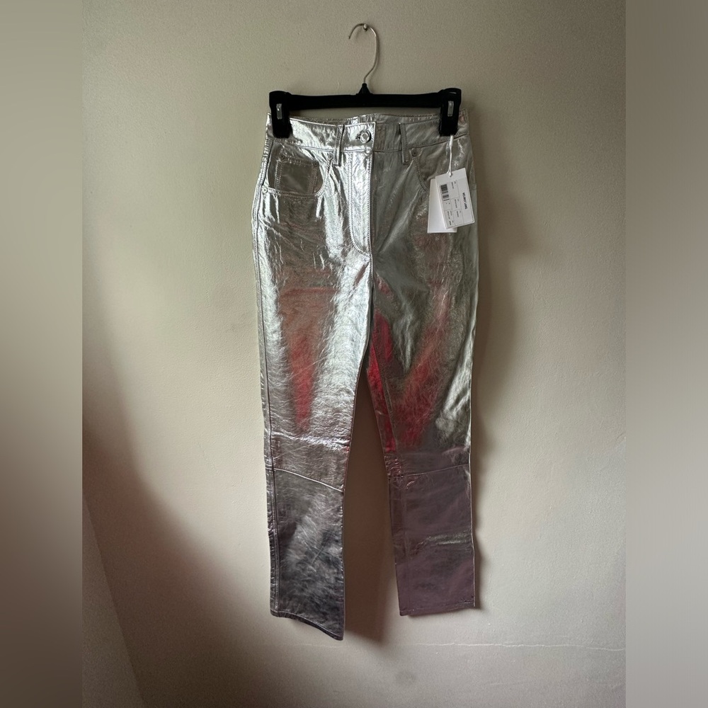 Helmut Lang Silver Pants